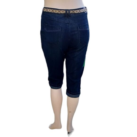 615019....Gloria Vanderbilt Crop Jeans Size  12, W30" 16"Inseam 10"Rise - Picture 6 of 8